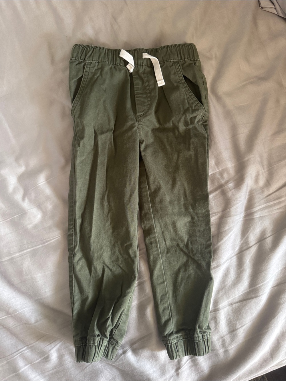 GAP Olive Green Drawstring Jogger Pants